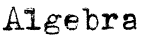 Algebra